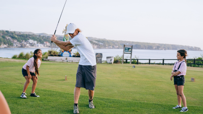 junior golf and family