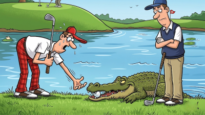Golf cartoons