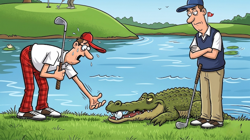 Golf cartoons